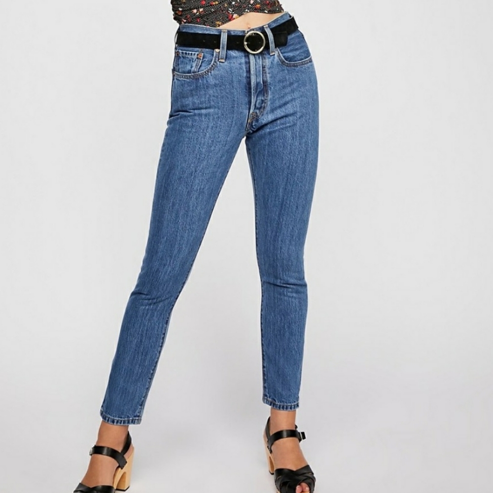 Levi's 501 Skinny Jeans - Rolling Dice - Size 28